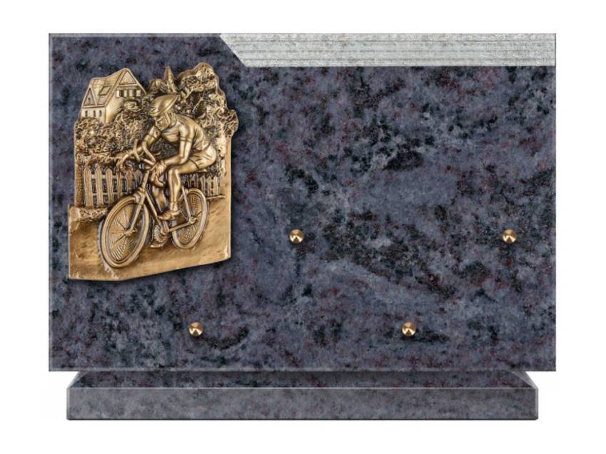 Plaque Granit Rectangle romantique