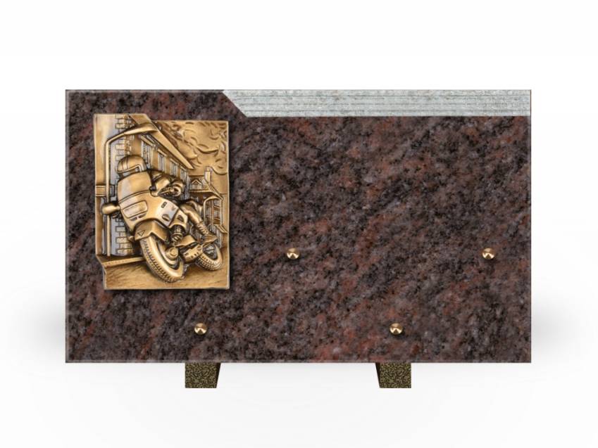 Romantic Rectangle Granite Plaque.