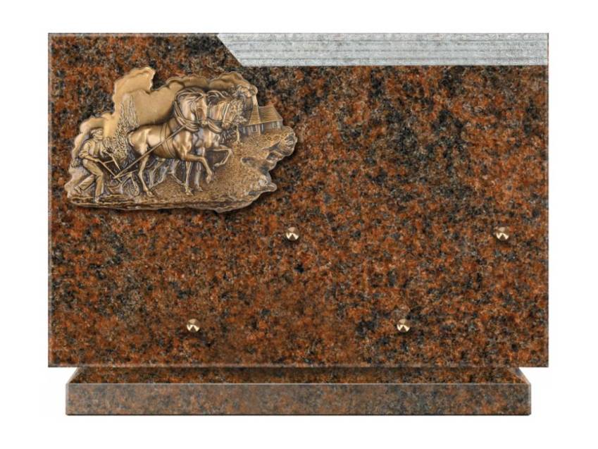 Romantic Rectangle Granite Plaque.