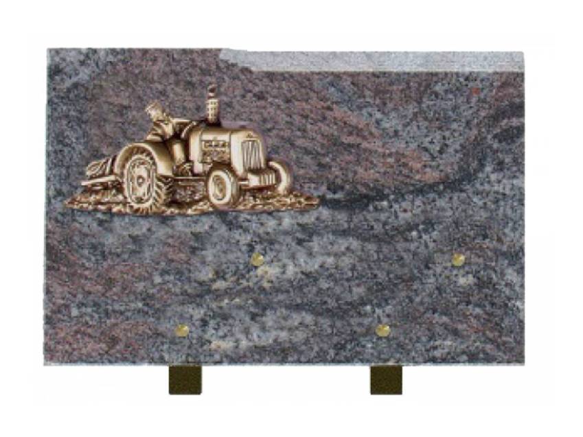 Romantic Rectangle Granite Plaque.