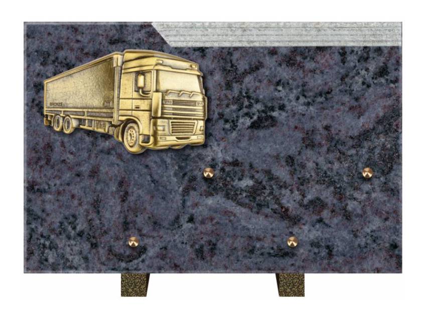 Romantic Rectangle Granite Plaque.