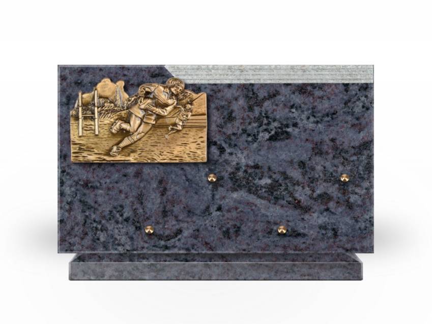 Plaque Granit Rectangle romantique