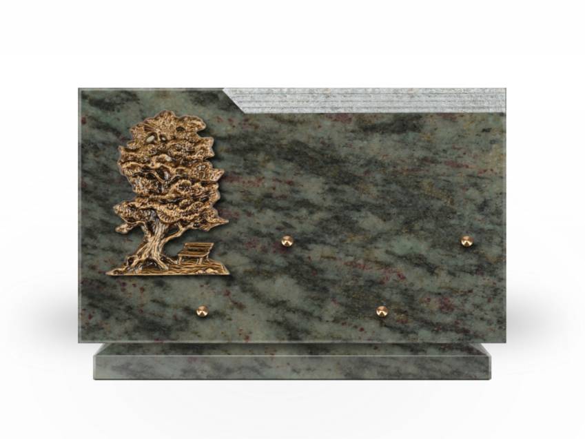 Romantic Rectangle Granite Plaque.