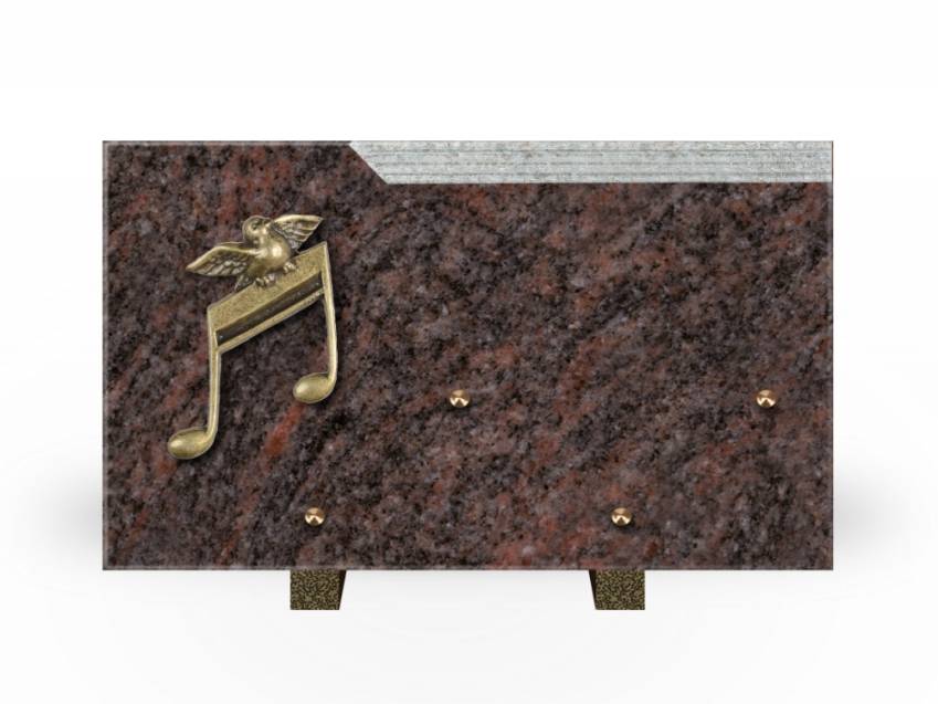 Romantic Rectangle Granite Plaque.