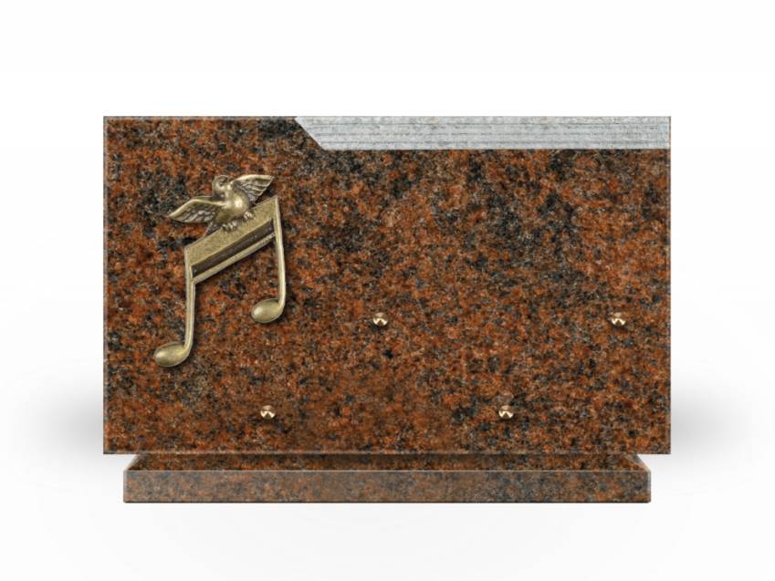 Romantic Rectangle Granite Plaque.