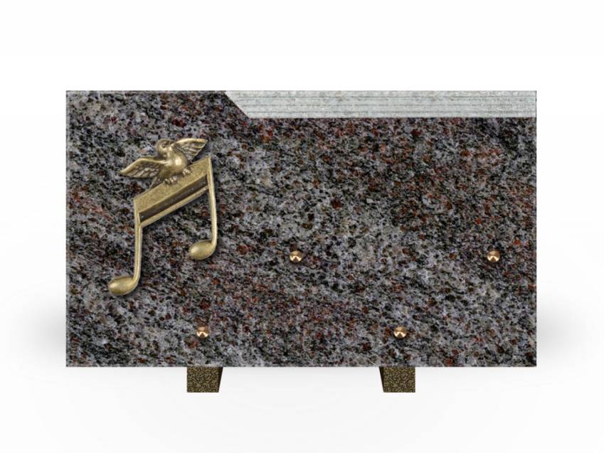 Romantic Rectangle Granite Plaque.