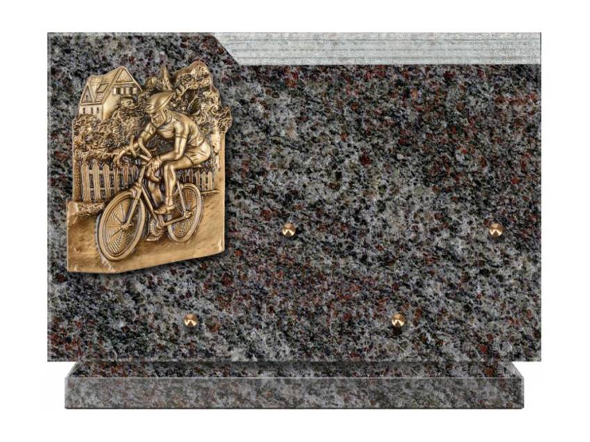 Romantic Rectangle Granite Plaque.