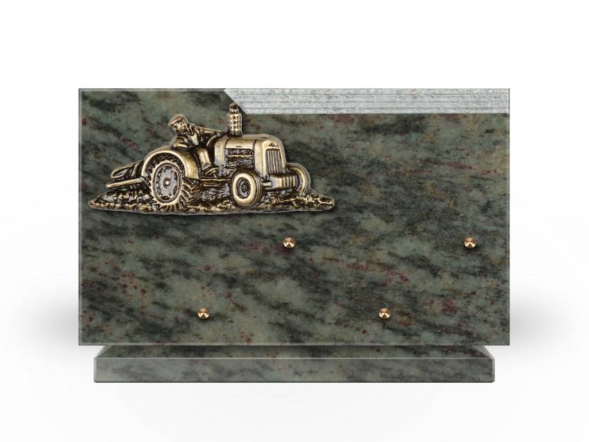 Plaque Granit Rectangle romantique