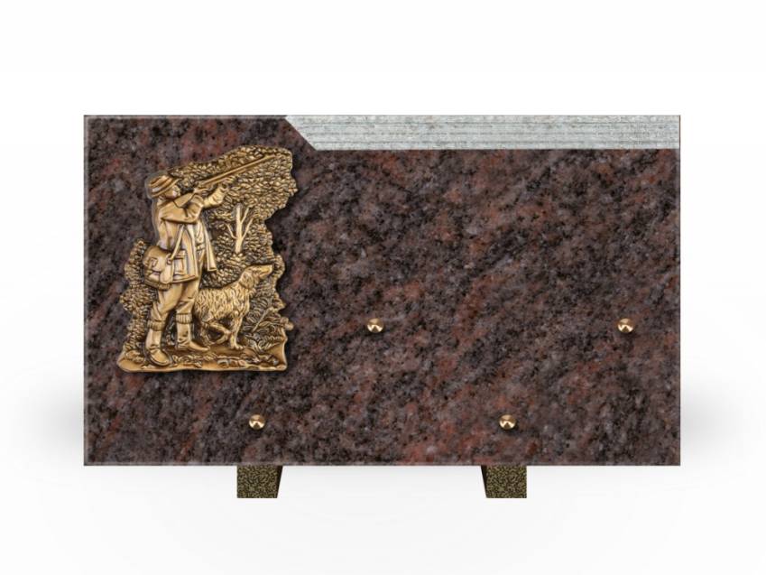 Romantic Rectangle Granite Plaque.