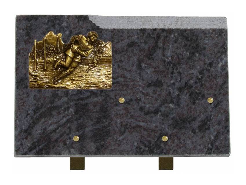 Plaque Granit Rectangle romantique