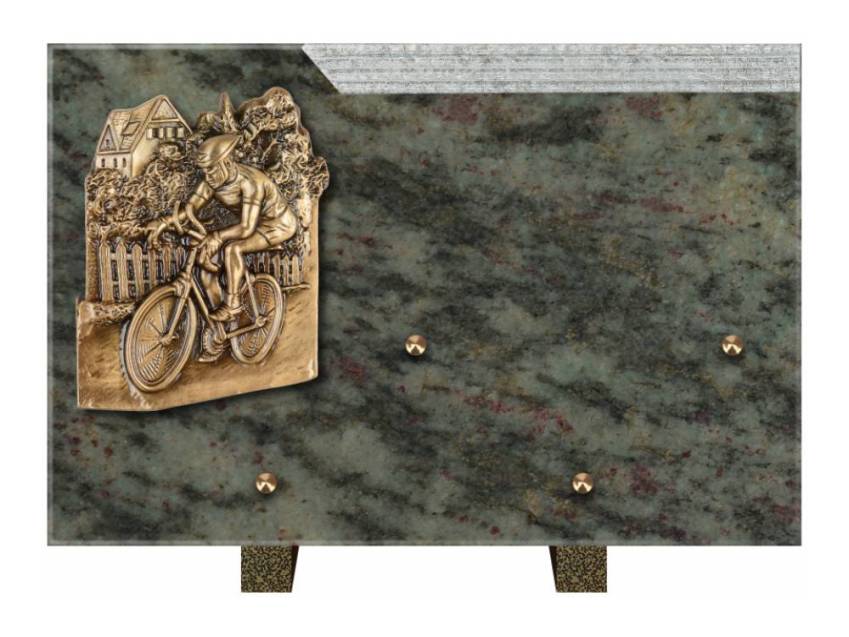 Romantic Rectangle Granite Plaque.