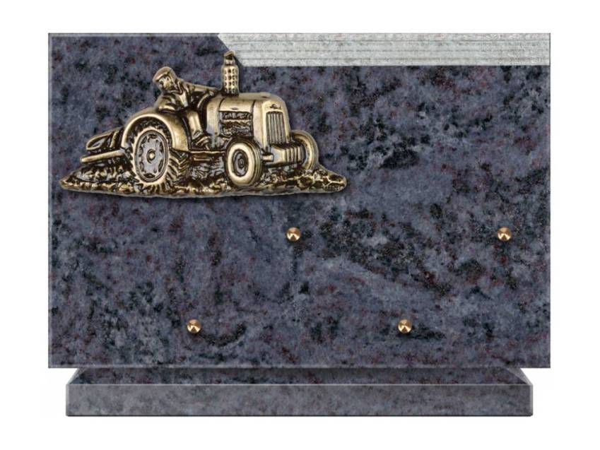 Plaque Granit Rectangle romantique