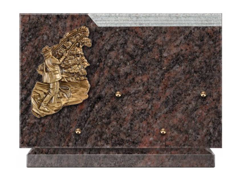 Romantic Rectangle Granite Plaque.