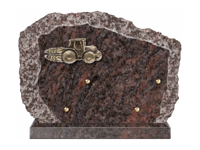 Plaque Granit artisanale romantique