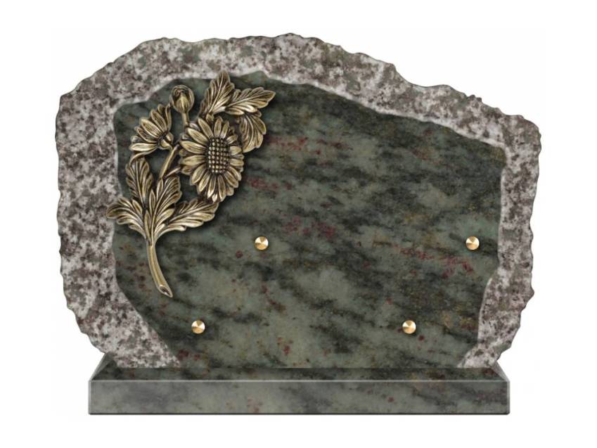 Handcrafted Romantic Granite Plaque.