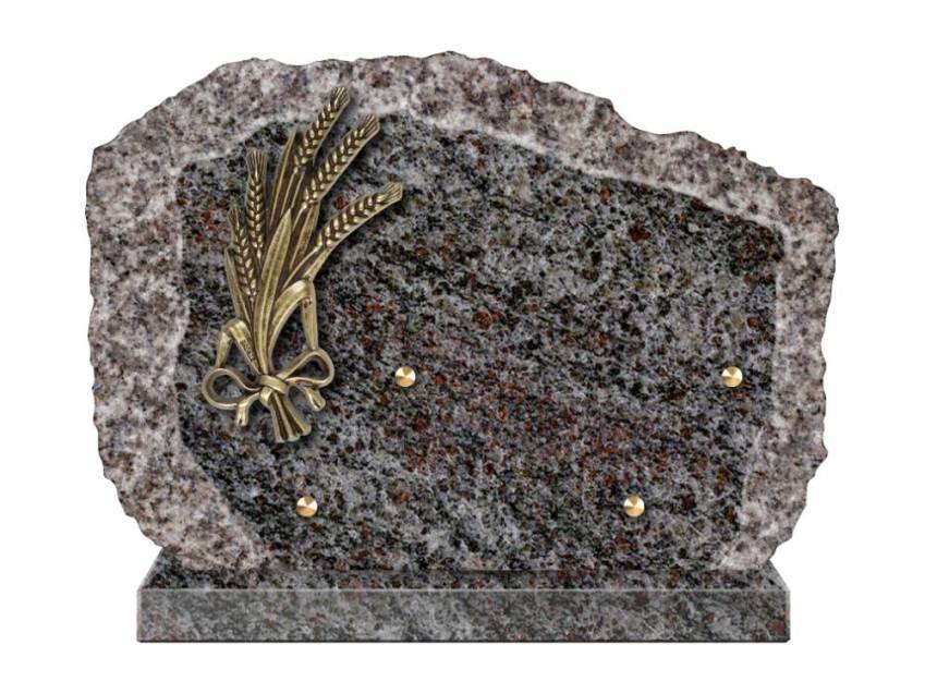 Handcrafted Romantic Granite Plaque.