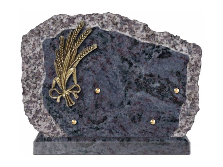 Handcrafted Romantic Granite Plaque.