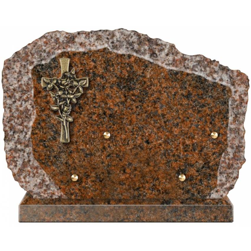 Handcrafted Romantic Granite Plaque.