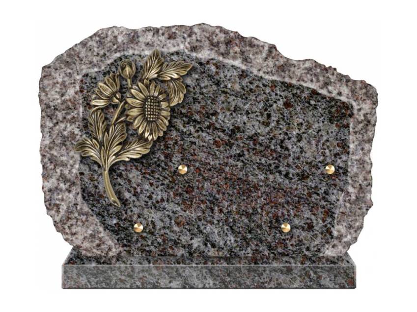 Handcrafted Romantic Granite Plaque.