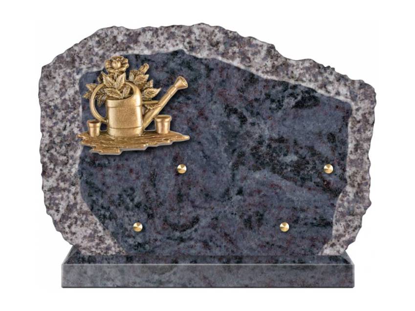 Handcrafted Romantic Granite Plaque.