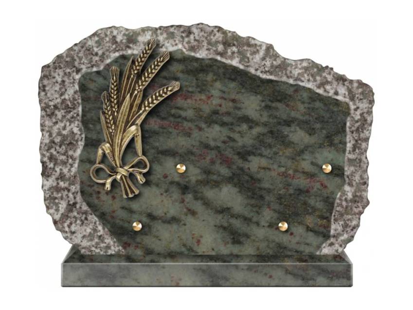 Handcrafted Romantic Granite Plaque.