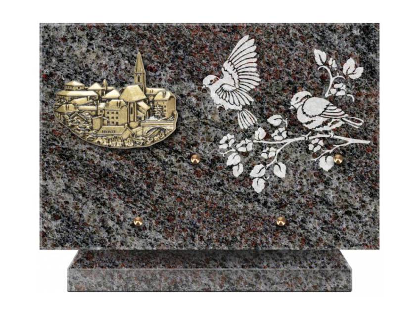 Plaque Granit Rectangle rituel