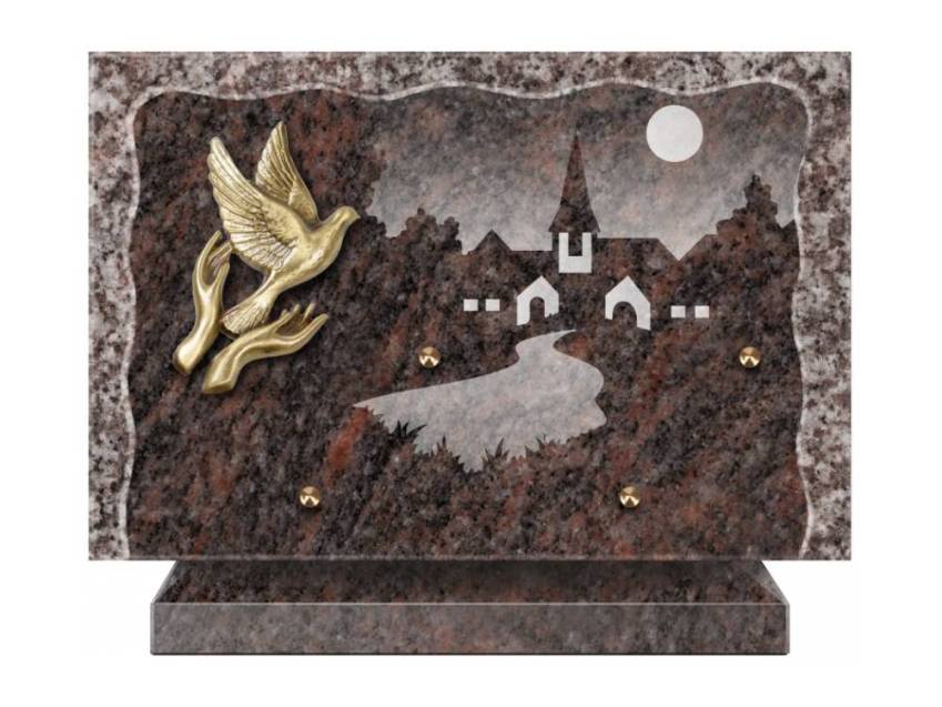 Granite Rectangle Collection Plaque.