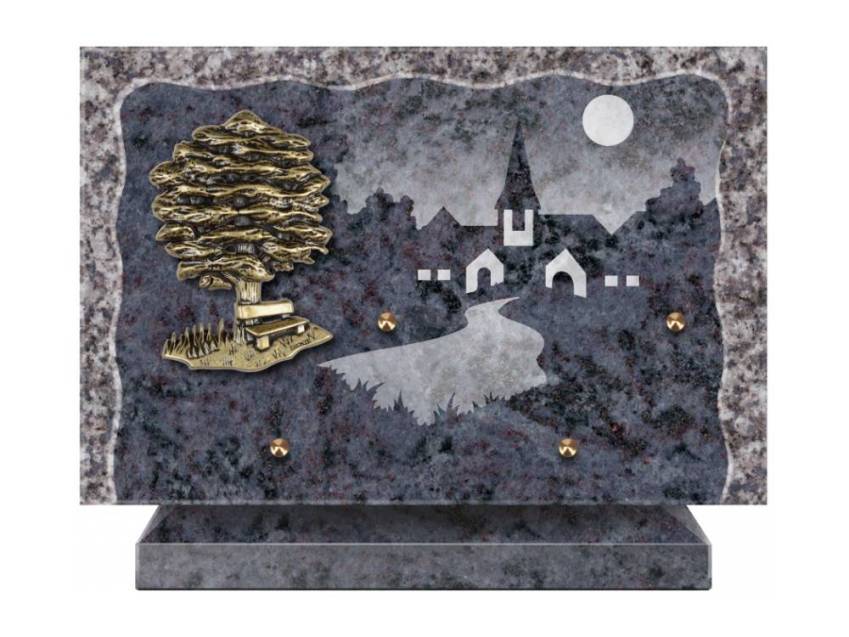 Granite Rectangle Collection Plaque.