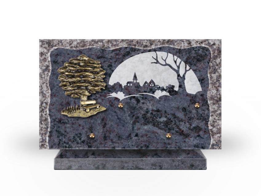 Granite Rectangle Collection Plaque.