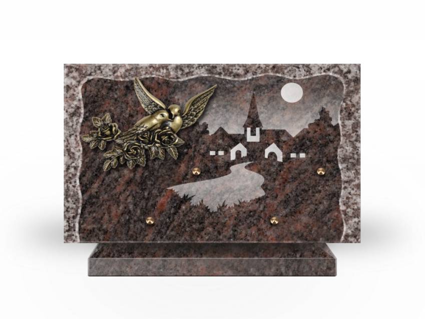 Granite Rectangle Collection Plaque.