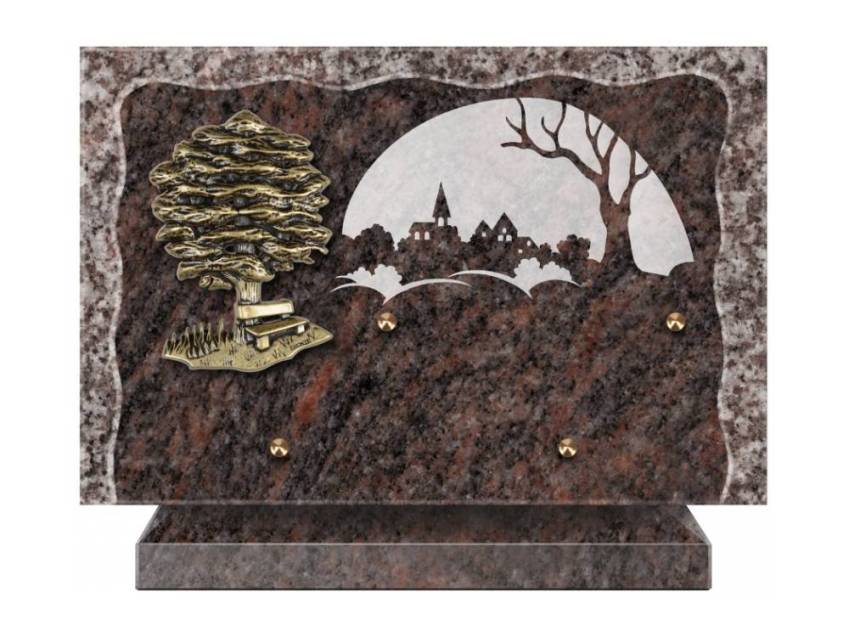 Granite Rectangle Collection Plaque.