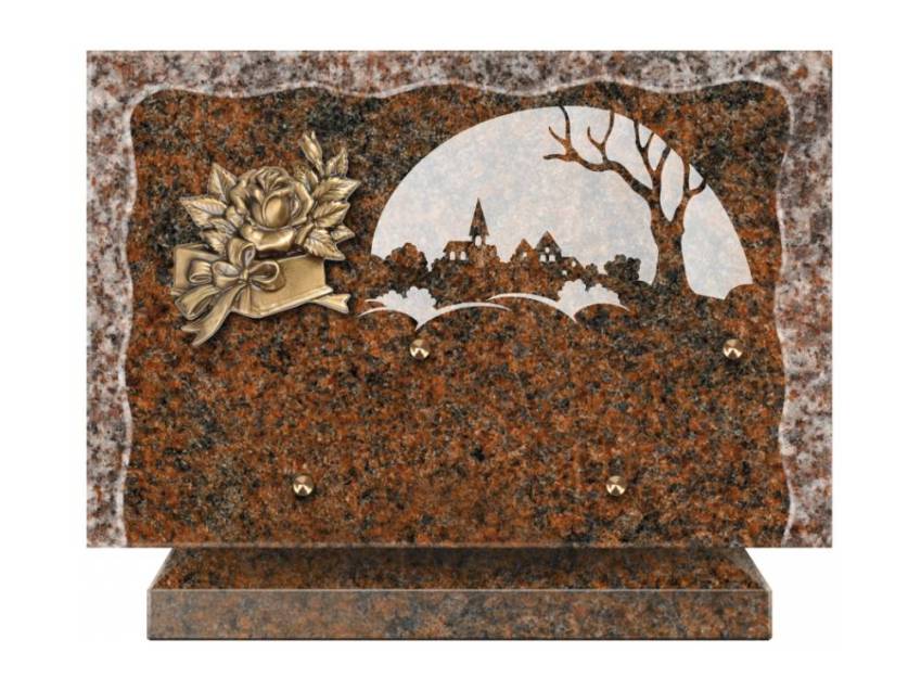 Granite Rectangle Collection Plaque.