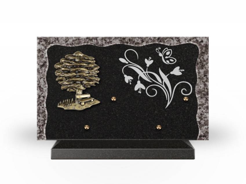 Granite Rectangle Collection Plaque.