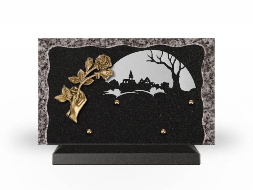 Granite Rectangle Collection Plaque.