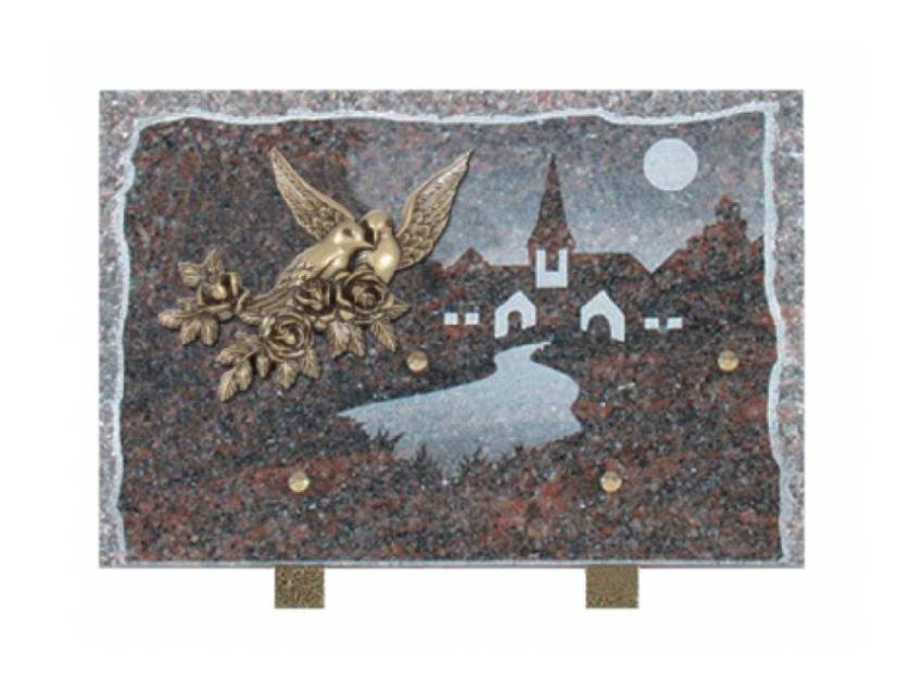 Granite Rectangle Collection Plaque.