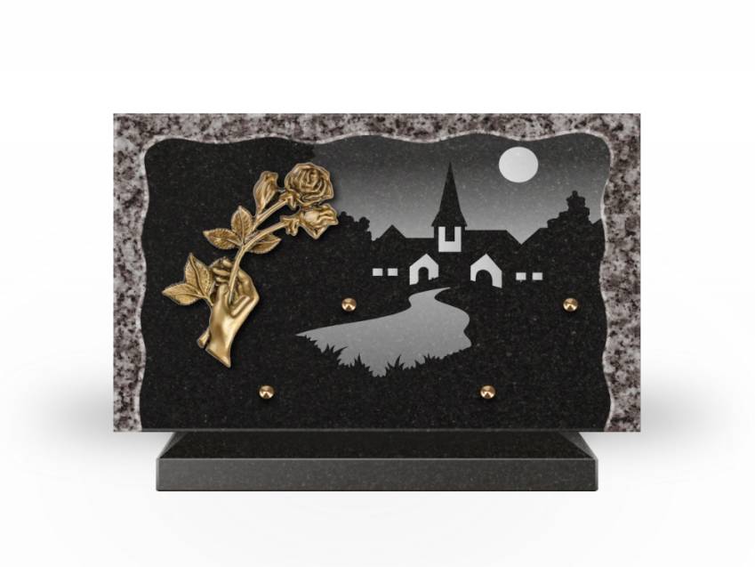 Plaque Granit Rectangle recueil