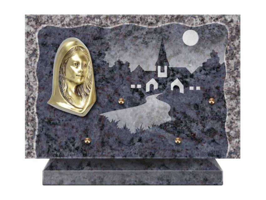 Plaque Granit Rectangle recueil