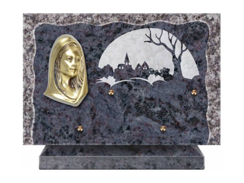 Granite Rectangle Collection Plaque.