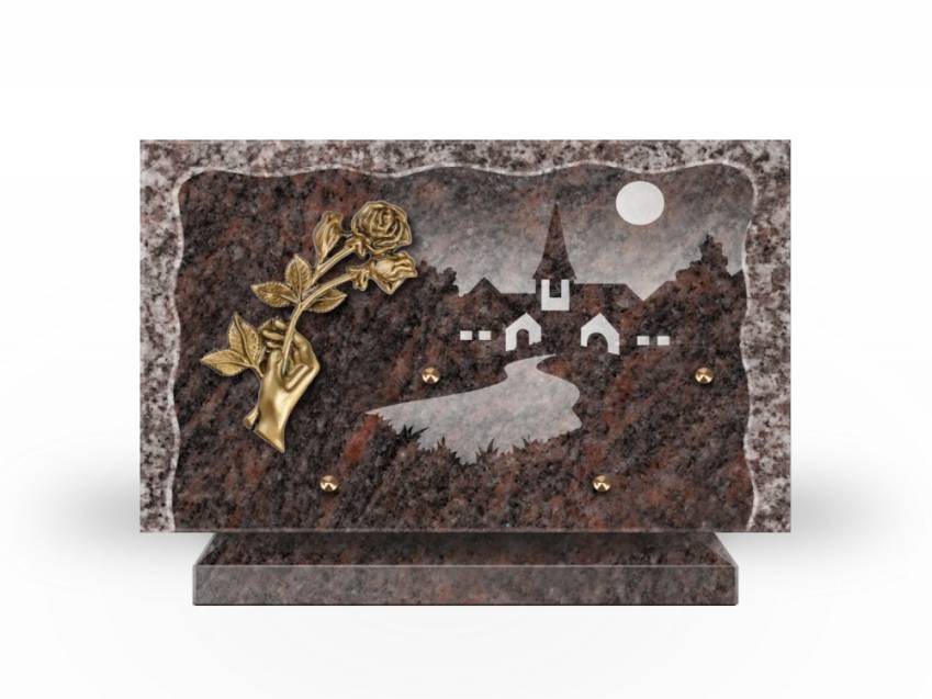 Plaque Granit Rectangle recueil