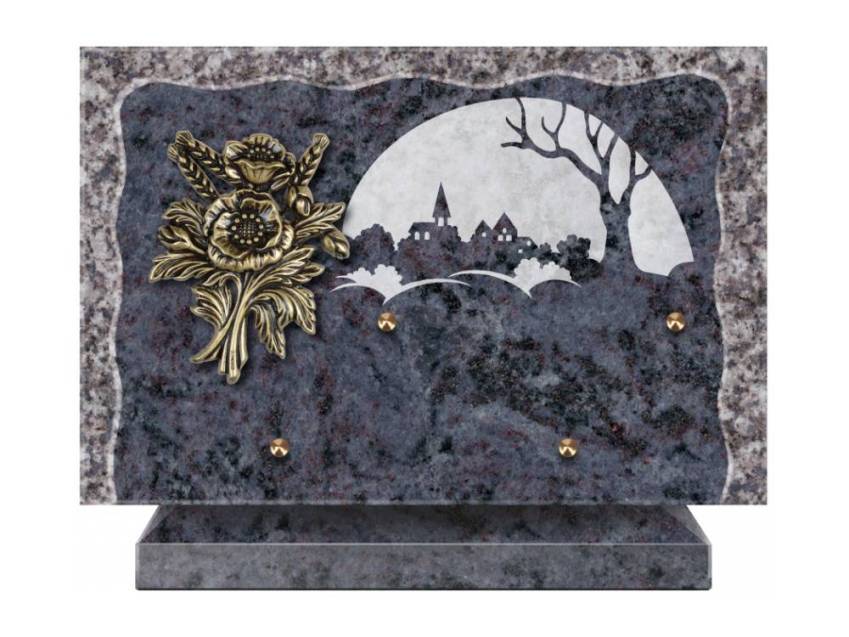 Granite Rectangle Collection Plaque.