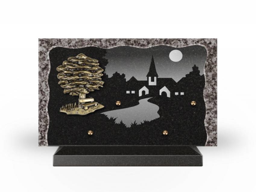 Granite Rectangle Collection Plaque.