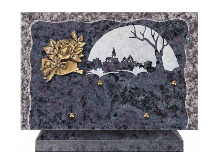 Granite Rectangle Collection Plaque.