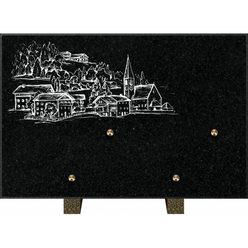 Plaque Granit Rectangle sentimentale