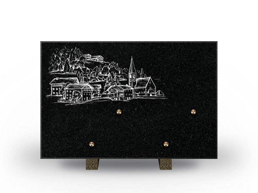 Plaque Granit Rectangle sentimentale