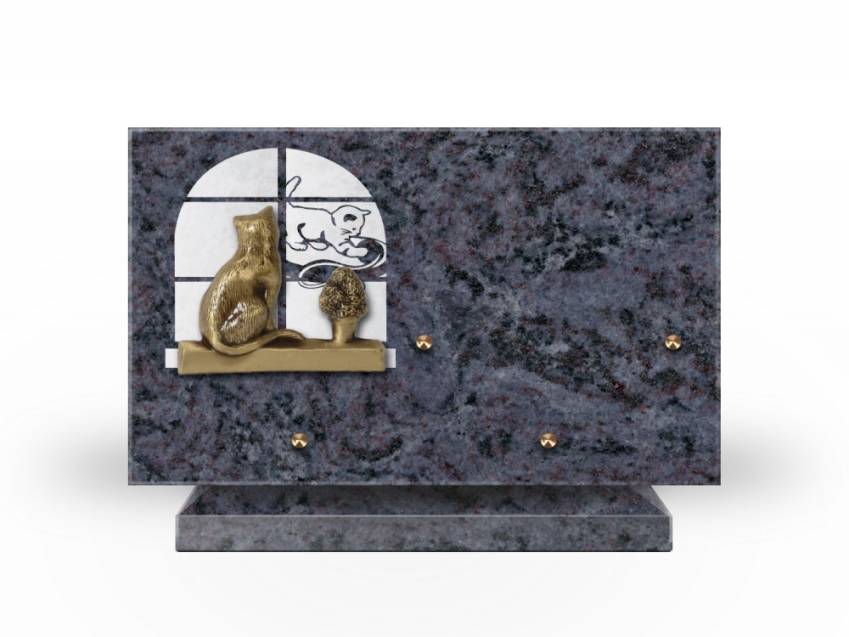 Granite Rectangle Tribute Plaque.