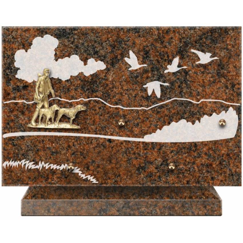 Granite Rectangle Tribute Plaque.