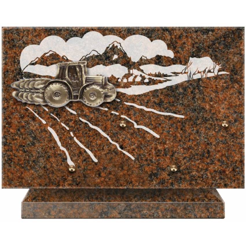 Granite Rectangle Tribute Plaque.