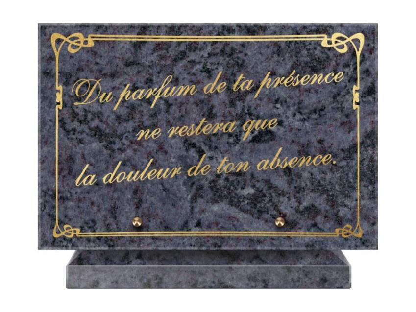 Symbolic Granite Rectangle Plaque.