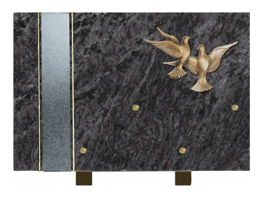 Plaque Granit Rectangle honneur