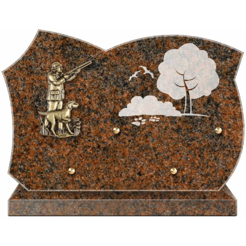 Stylish Granite Memorial Plaque